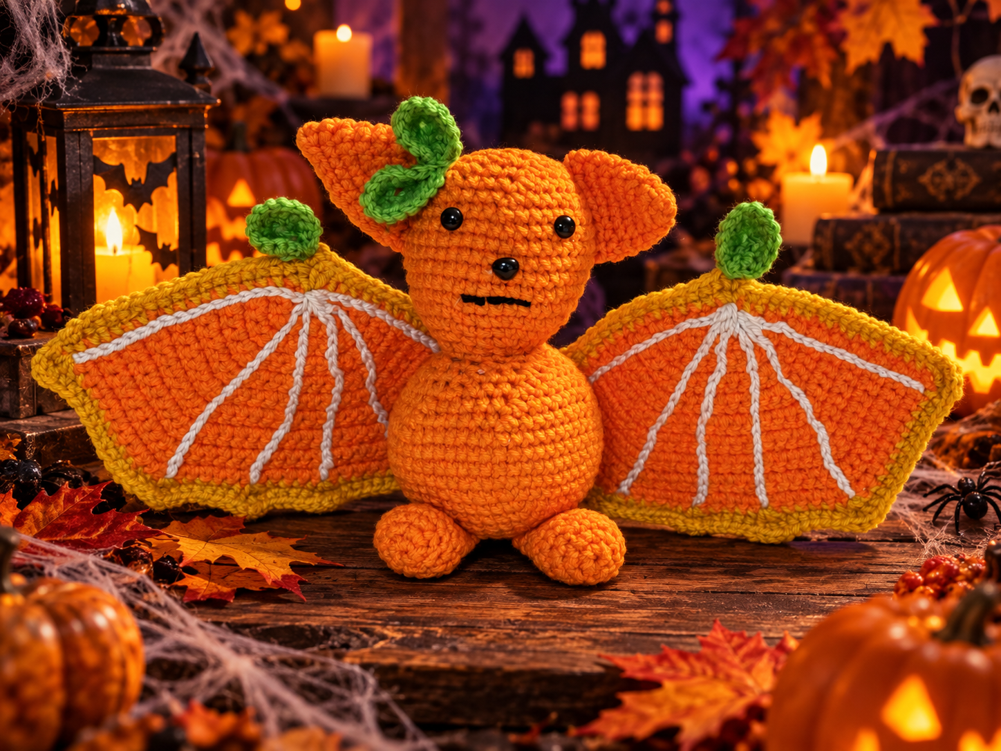 Hand-Crocheted Halloween Bat