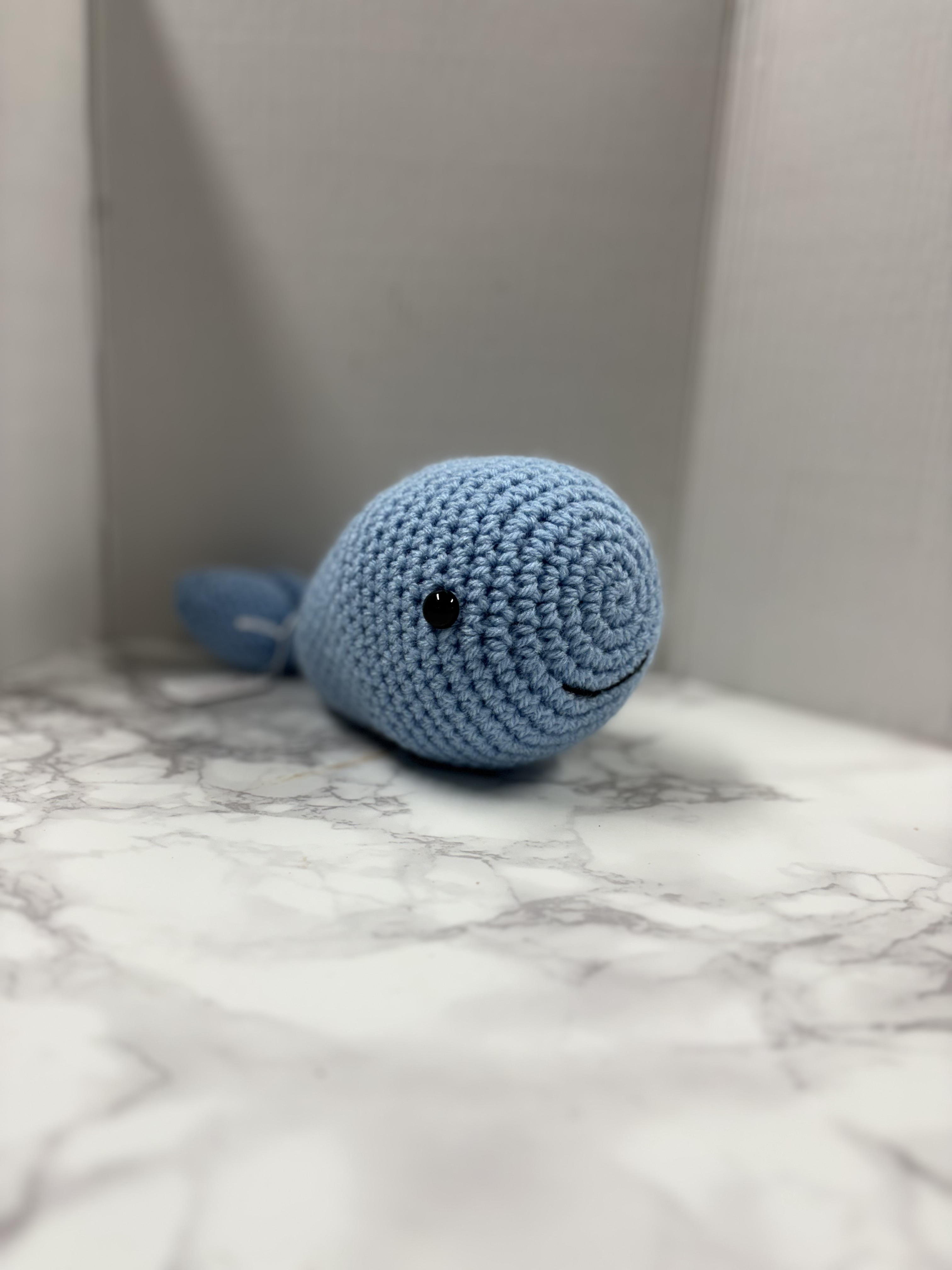 Tender Hand-Crocheted Whale