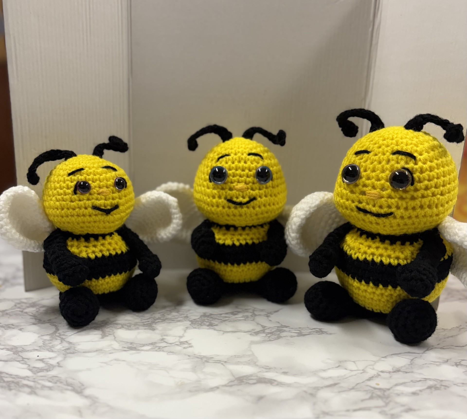Hand-Crocheted Bumble Bee