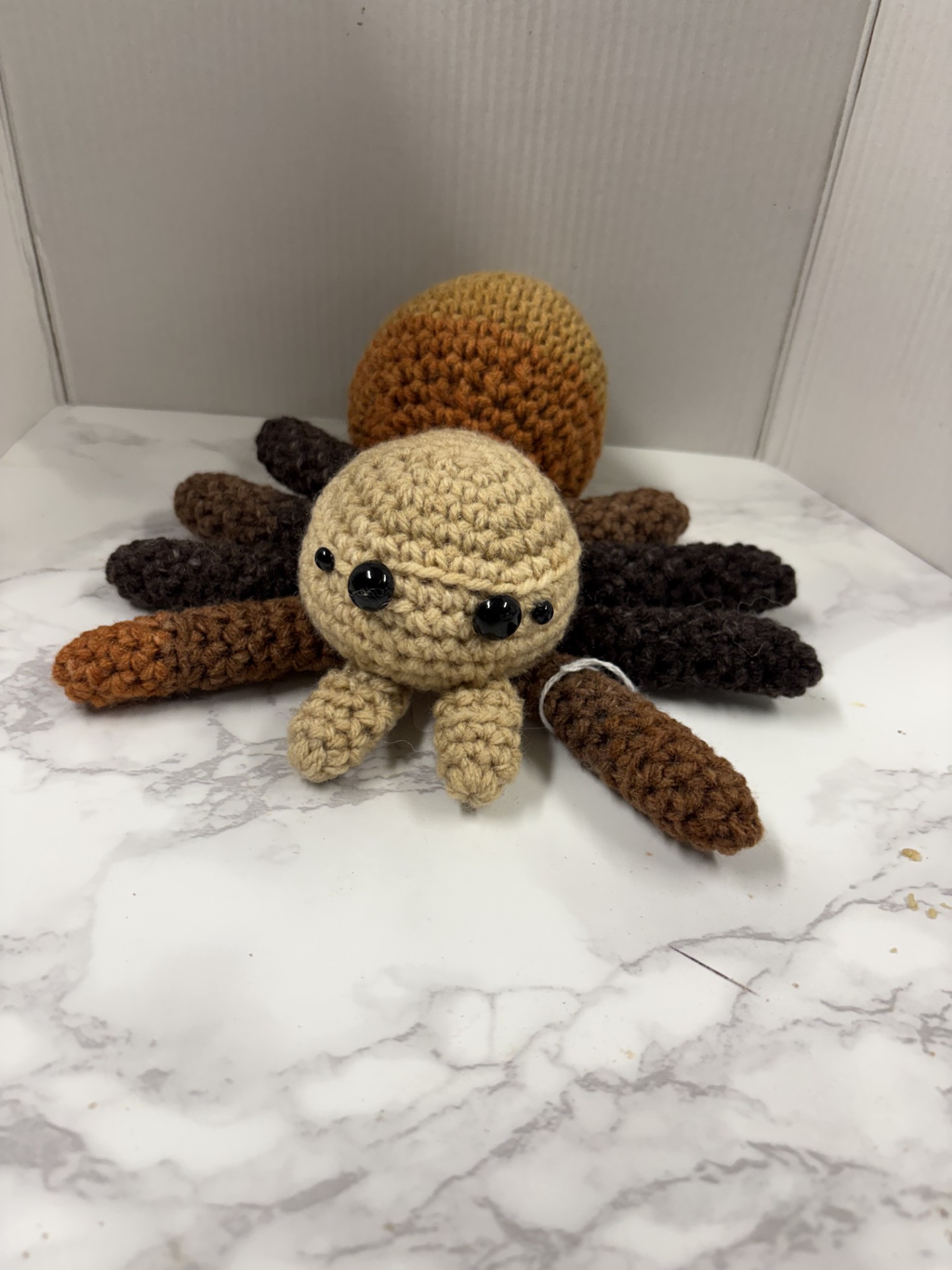 Hand-Crocheted Spider