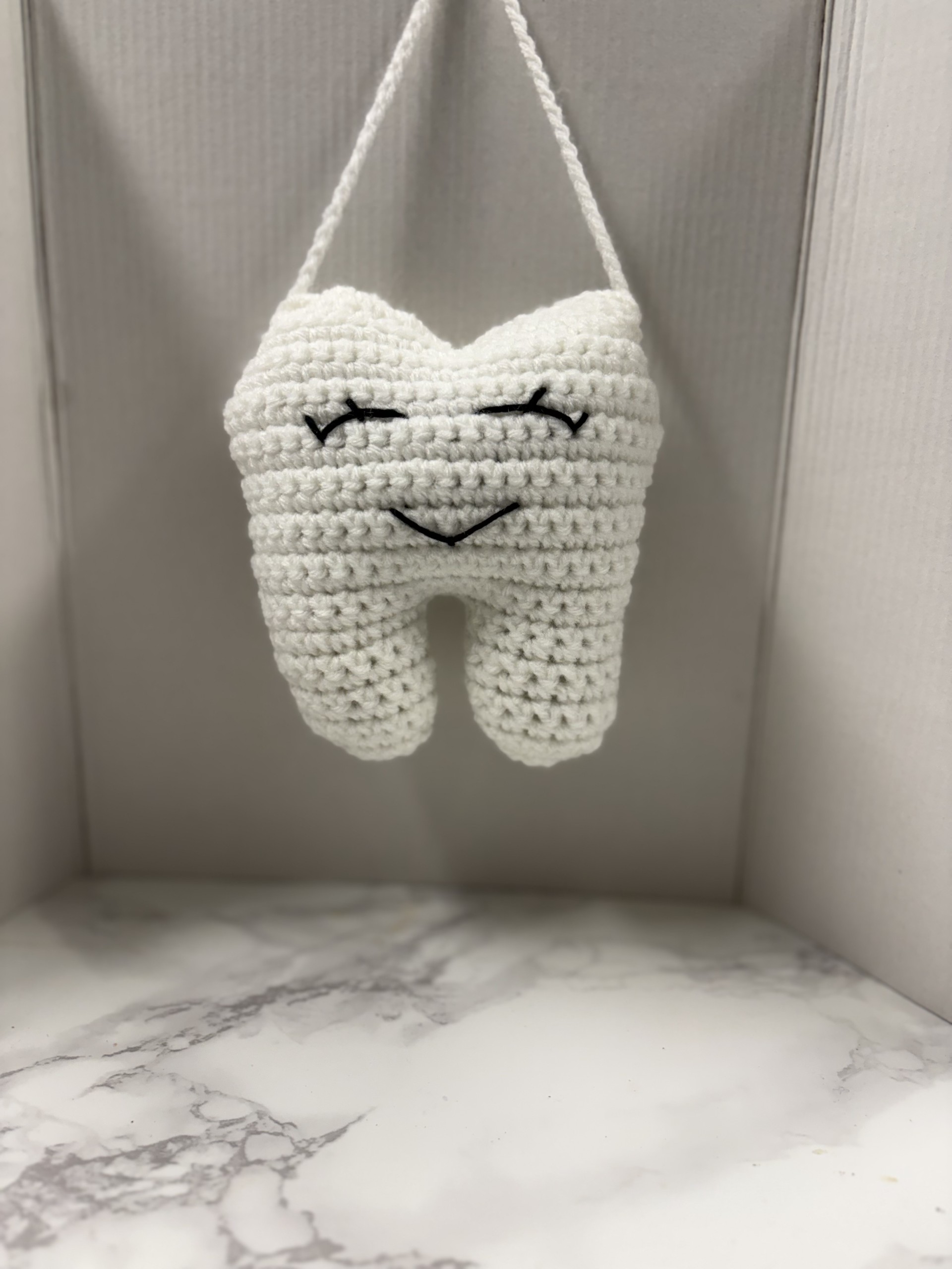 Hand-Crocheted Tooth Fairy Pillow